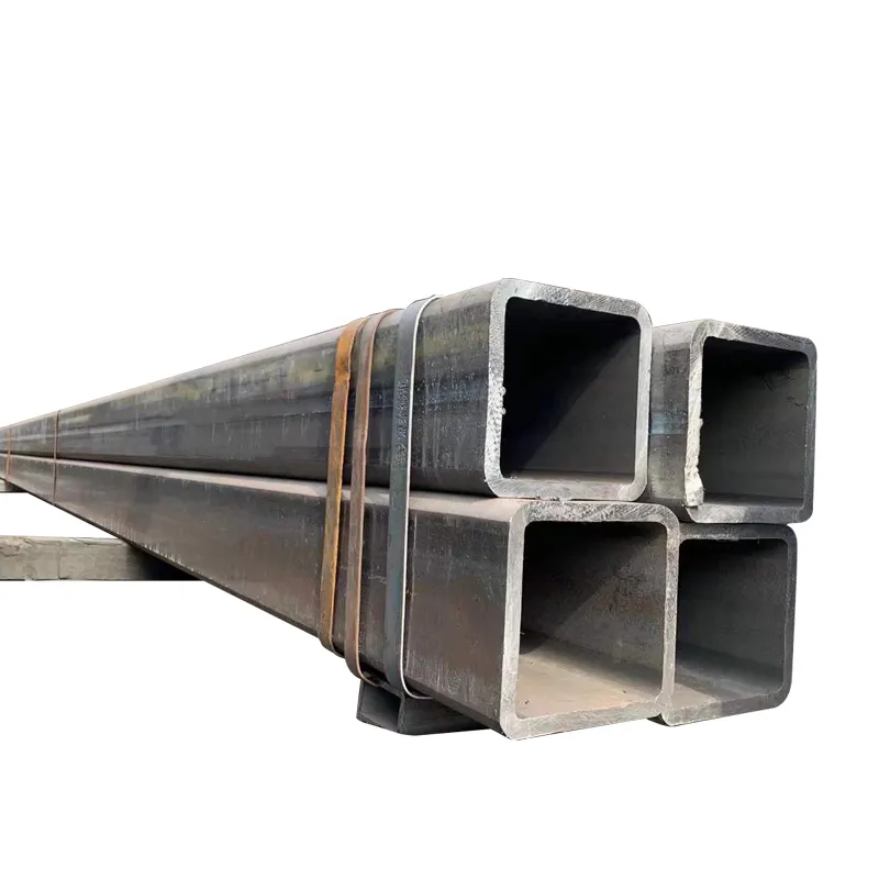 Горячая продажа прямоугольная труба ASTM A500 квадратная прямоугольная стальная труба из углеродистой стали квадратная труба