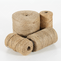 Emballage en sisal naturel, corde en sisal 3 brins 6-12 mm, matériau pour pouf de jardinage