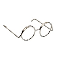 Mini-lunettes pour poupées, accessoires de déguisement DIY pour poupées, ressorts métalliques