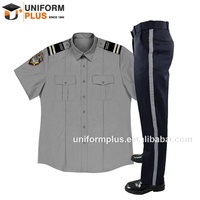 Ensemble Uniforme de Sécurité : Chemise et Pantalon d'Officier de Garde d'Entreprise, Vente en Gros