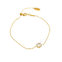 Bracelet en zircone à six griffes, best-seller, luxe abordable, élégant, unique et minimaliste