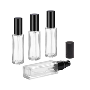 Prix d'usine – Flacon de parfum cylindrique en verre transparent vide de 30 ml et 50 ml avec pulvérisateur à pompe et logo personnalisé par sérigraphie - Product Image 1