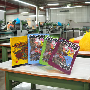 Imprimé sur mesure des milliers de designs créatifs refermables cr protection enfant 1G 35 7G 14g 28g 1oz sac en <span class=keywords><strong>film</strong></span> polyester - Product Image 1