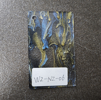 Feuille acrylique colorée Nezha, modèle WANZUN 007, couleur transparente fluide, épaisseur personnalisée 1mm/2mm/3mm, service de découpe disponible