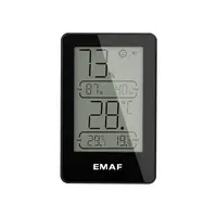 EMAF OEM Termometer Higrometer Dalam Ruangan, Pengukur Jarak Kelembapan Temperatur Rendah Tinggi dengan Ujung Emoticon
