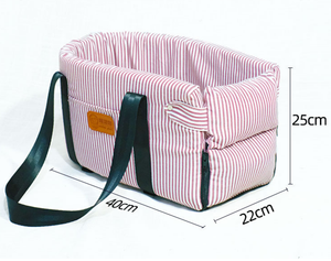 Seggiolino Rialzato per Animali Domestici, Sedile Interattivo per Auto con Cinghia di Sicurezza, Console da Viaggio con Letto Staccabile - Product Image 2