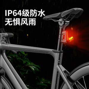 ยัวลี่ไฟท้ายจักรยาน LED IP64 กันน้ำ USB ชาร์จไฟได้ ไฟขี่จักรยานกลางแจ้ง ไฟเตือนความปลอดภัยในการขี่ - Product Image 4