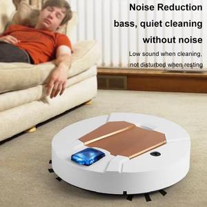 Aspiradora de barrido de doble uso húmedo y seco, trapeador 3 en 1, Robot de barrido inteligente, con carga USB aspiradora robótica, 1500mAh - Product Image 4