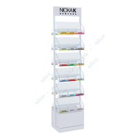 Support de présentation rotatif personnalisé pour cosmétiques, présentoir de maquillage en acrylique sur pied, présentoir de vente au détail de beauté OEM ODM