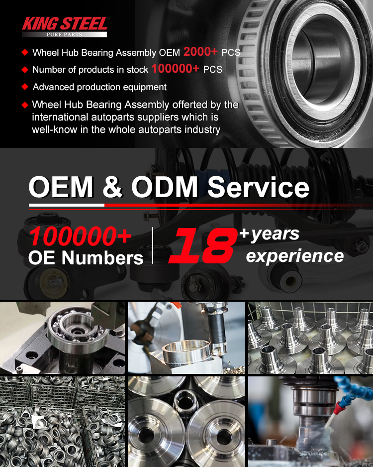 KINGSTEEL OEM 8-98395194-0 - Wheel Hub Bearing for ISUZU D-MAX