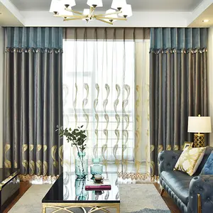 Qiaoze豪华经典窗帘卧室窗户设计客厅窗帘