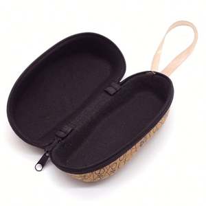 Étui de protection en EVA à fermeture éclair pour lunettes de soleil sport, en forme d'arachide, coloré, pour hommes et femmes, vente en gros - Product Image 5