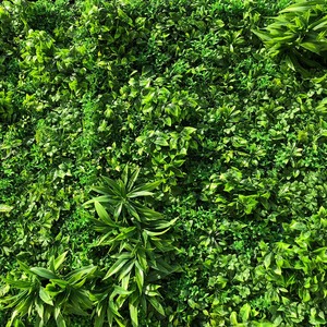 Pannello Decorativo in Fogliame Artificiale Verde, Siepe Finta, Sfondo di Piante Artificiali, Recinzione Verde Artificiale - Product Image 3