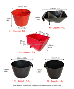 YYC Nhựa Treo Lồng Cup Động Vật Trung Chuyển Thỏ Chim Gà Thức Ăn Cup Gia Cầm Uống Bồ Câu Trung Chuyển - Product Image 2