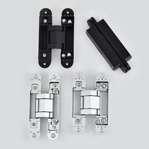 <b>Concealed</b> Door Hinge 3D Adjustable 180 Degree Zinc Alloy Minimalist Design For Door - Product Image 2