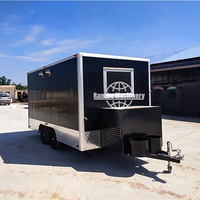 Camion de restauration mobile de rue, chariot de camping, remorque de camping-car, van, vélo, en acier inoxydable, pour restauration rapide, hot-dogs, glaces, avec suivi GPS
