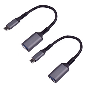 0,<span class=keywords><strong>2</strong></span> M Geflochten Langlebige Adapter Kabel OTG USB 3.0 Kabel Typ C für U festplatte/Festplatte/Tastatur - Product Image 6