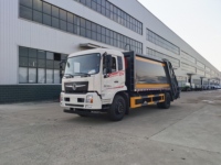 Camion poubelle Dongfeng D3V 4x218 tonnes, rouleau compacteur robuste, camion poubelle pour assainissement urbain