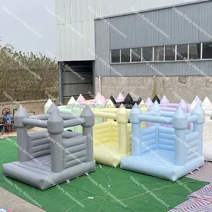 गर्म बिक्री बच्चों सफेद उछाल घर inflatable पार्टी उछाल घर कूदते महल