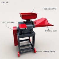 Nouvelle Machine à Pulper/Émincer les Aliments Humides/Secs en Acier Inoxydable 300, Haute Productivité, Multifonctionnelle pour l'Agriculture
