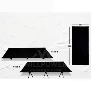 <span class=keywords><strong>Lit</strong></span> de camping pliable en aluminium Willpower Taille XL <span class=keywords><strong>Lit</strong></span> portable <span class=keywords><strong>d</strong></span>'extérieur solide - Product Image 1