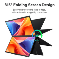 Moniteur portable multi-modes 16 pouces 1200P IPS Ultra Thin Plug and Play Giant Screen LED Backlight Stable Stand