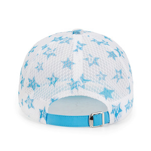 Children Baseball Cap Blue Stars Mesh Breathable Sunshade Hat For School Outings And Picnics - Product Image 2