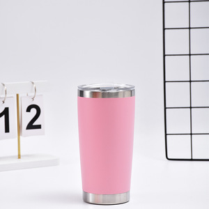 20 oz 30 oz Double Wall Vacuum Insulated Tumbler <b>Coffee</b> Mug Tumbler Stainless Steel Mug With Handle - Product Image 3