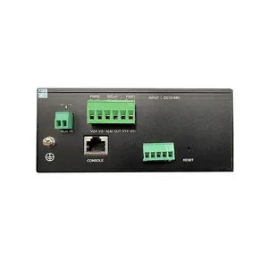 PoE L2 Managed RSTP ERPS SNMP Monitoring IP Camera Din Rail 2 GE Fiber 4 GE Copper Industrial Network Switch