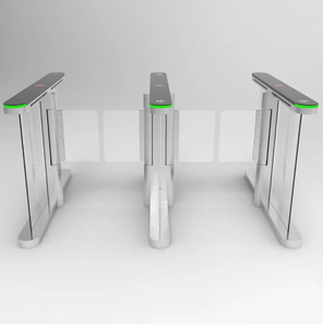 Porte battante automatique haute vitesse avec contrôle d'accès par RFID, code QR et reconnaissance faciale pour système de tourniquet - Product Image 6