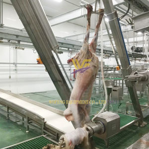 Ligne d'abattage des moutons avec machine à retirer la peau des chèvres, équipement d'abattoir pour le bétail - Product Image 1