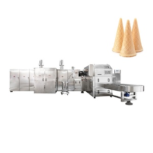 Ligne de production de gaufres à la crème glacée, de gaufres Stroopwafel et de rouleaux d'œufs, machine à fabriquer des cornets de crème glacée - Product Image 3