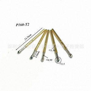 P160 T2 Punta de diamante de tres caras de 1,36 mm, pino de resorte para sonda de prueba, longitud de 24 mm - Product Image 3