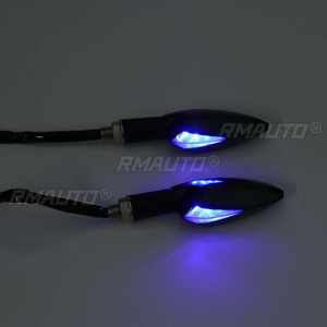 2 pièces, clignotants LED 12V pour moto, feux de signalisation pour Yamaha MT07 MT09 pour Honda - Product Image 3