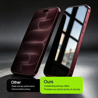 Protection d'Écran en Verre Trempé Anti-Espion XGorilla pour iPhone 17 Pro Max/16/15 13xr, Ultra-Mince HD, Anti-Poussière, Installation Facile
