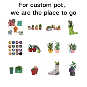 Pot de fleurs en polyrésine écologique en forme de sneaker, personnalisé, pour plantes succulentes, idéal pour la maison et le jardin - Vente en gros fabricant - Product Image 4