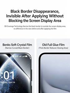 Protector de Pantalla de Privacidad 3D con Curvatura Térmica Benks, Película de Vidrio Templado Anti-Espía con Cobertura Total para Huawei Mate X5 X3 - Product Image 3
