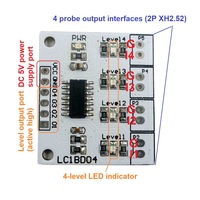 Module de contrôle de niveau d'eau numérique 4 bits DC 5V avec capteur de liquide à montage en surface pour UNO NANO Aquarium LC1BD04
