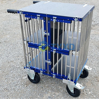 Cage pliable pour chien en aluminium, 4 Beter, cage pliable pour chien pour exposition canine