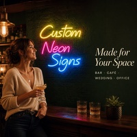 Service personnalisé sans MOQ, enseigne au néon imprimée UV, enseigne au néon LED personnalisée pour l'image de marque de la boutique, dropshipping, décoration d'enseigne au néon LED