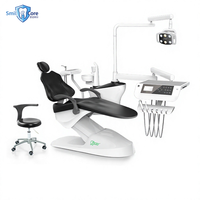 Unité de Traitement Dentaire Complet Électrique, Fauteuil Dentaire avec Composants Métalliques, Machine de Traitement Oral, Lit Patient pour Clinique Dentaire