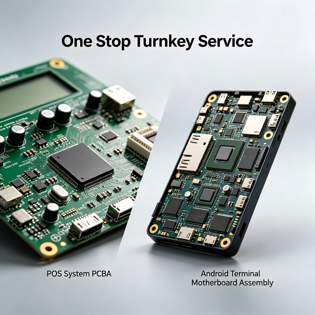 POS System PCBA, Android Terminal Motherboard Assembly, One Stop Turnkey Service