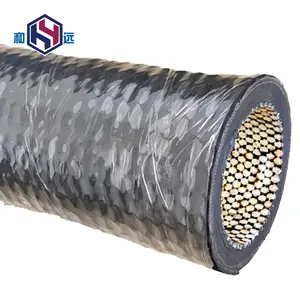 Les tuyaux en caoutchouc céramique revêtus de tuyaux en caoutchouc céramique sont résistants à la pression et aux températures élevées