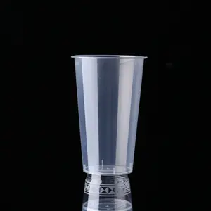 500ml 700ml disposable injection cup plastic PP factory direct sales transparent frosted milk tea coffee cup