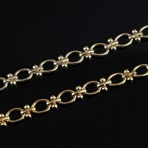 Bracelet moderne personnalisé en acier inoxydable 316L plaqué or PVD, design tendance, perles simples, plaqué or 14K 24K - Product Image 2