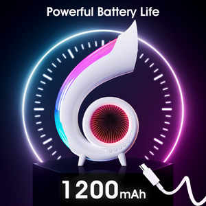 Latest Design Shape Fullrange <b>Speaker</b> BT <b>Speaker</b> Night Light Multifunctional with <b>Speaker</b> Wireless Charger Led Lamp - Product Image 5