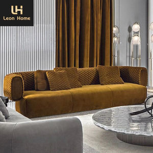 Conjunto <span class=keywords><strong>de</strong></span> sofás italianos <span class=keywords><strong>de</strong></span> lujo, muebles modernos <span class=keywords><strong>de</strong></span> terciopelo para sala <span class=keywords><strong>de</strong></span> estar, 3 plazas - Product Image 3