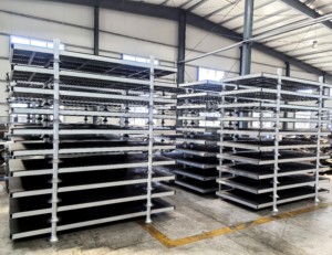 מזרן פלדה עם מפרט עם מוטות מתקפל, עיצוב stackable עבור בעלי צפיפות גבוהה - Product Image 6