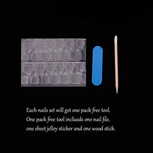 Diseño # B4 Toe Nail Tips Artificial Acrílico Manicura Arte Decoración Toe Nails Herramientas de belleza Foot Nail - Product Image 4