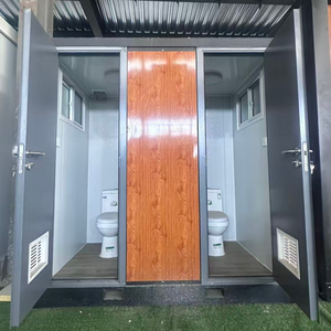 Toilettes mobiles <span class=keywords><strong>de</strong></span> luxe en acier, <span class=keywords><strong>cabine</strong></span> <span class=keywords><strong>de</strong></span> toilettes portable avec équipements en céramique pour événements extérieurs, centres <span class=keywords><strong>de</strong></span> villégiature, ateliers et hôpitaux - Product Image 1
